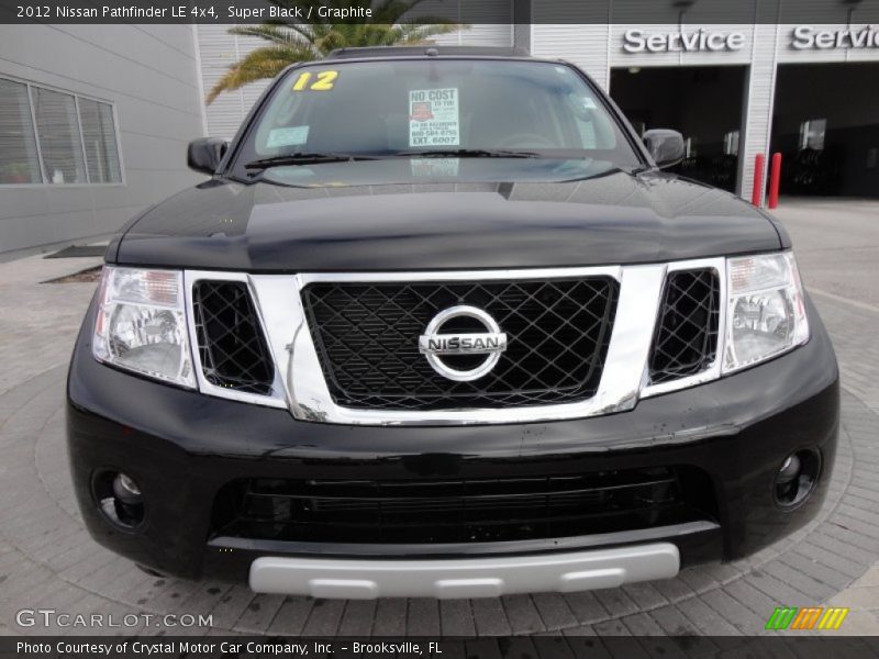Super Black / Graphite 2012 Nissan Pathfinder LE 4x4