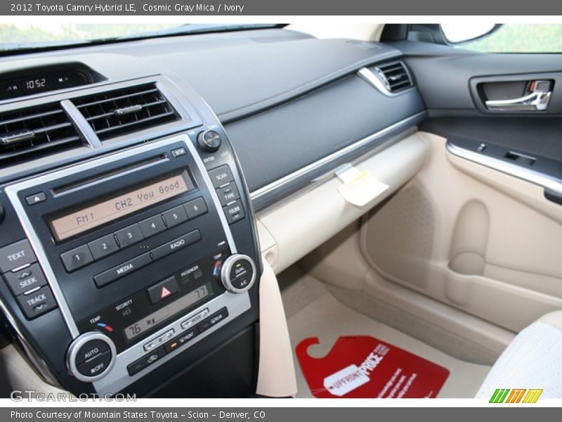 Cosmic Gray Mica / Ivory 2012 Toyota Camry Hybrid LE