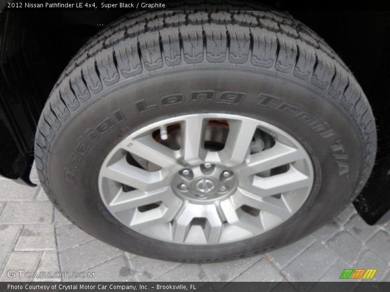 Super Black / Graphite 2012 Nissan Pathfinder LE 4x4