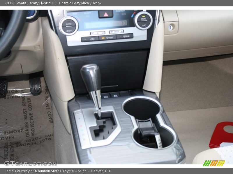 Cosmic Gray Mica / Ivory 2012 Toyota Camry Hybrid LE
