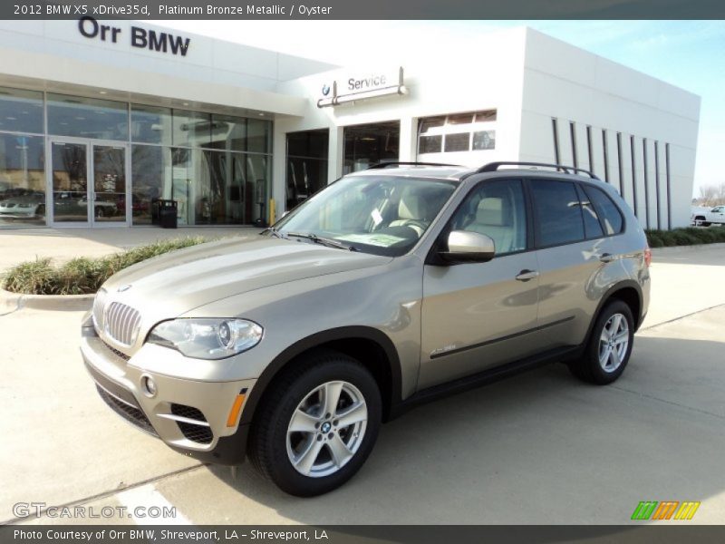 Platinum Bronze Metallic / Oyster 2012 BMW X5 xDrive35d