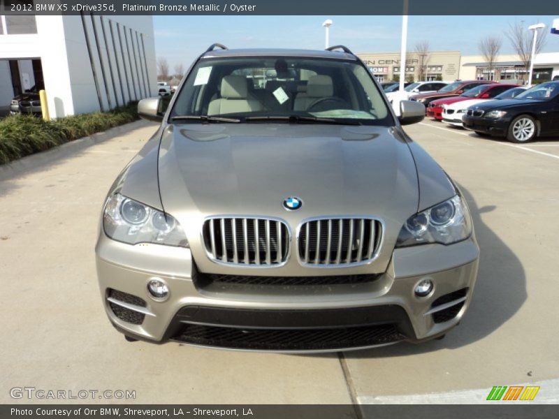 Platinum Bronze Metallic / Oyster 2012 BMW X5 xDrive35d