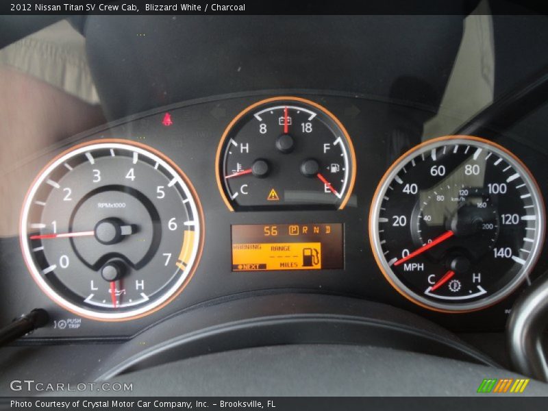  2012 Titan SV Crew Cab SV Crew Cab Gauges