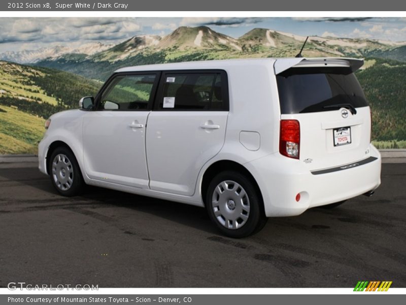 Super White / Dark Gray 2012 Scion xB