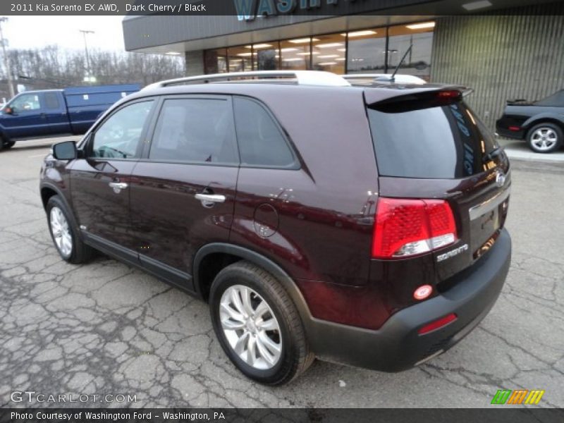 Dark Cherry / Black 2011 Kia Sorento EX AWD