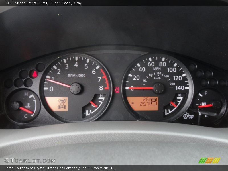 Super Black / Gray 2012 Nissan Xterra S 4x4