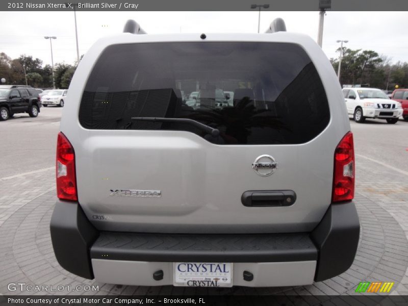 Brilliant Silver / Gray 2012 Nissan Xterra X