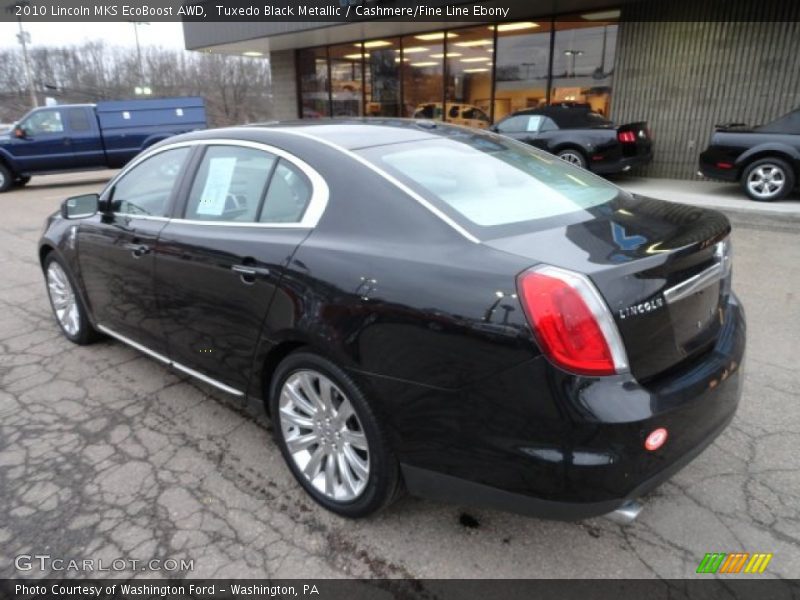 Tuxedo Black Metallic / Cashmere/Fine Line Ebony 2010 Lincoln MKS EcoBoost AWD