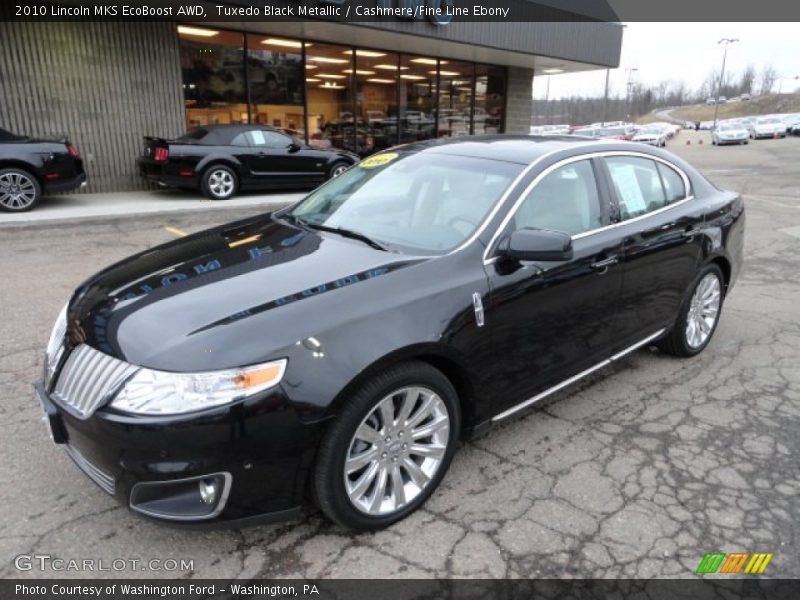 Tuxedo Black Metallic / Cashmere/Fine Line Ebony 2010 Lincoln MKS EcoBoost AWD