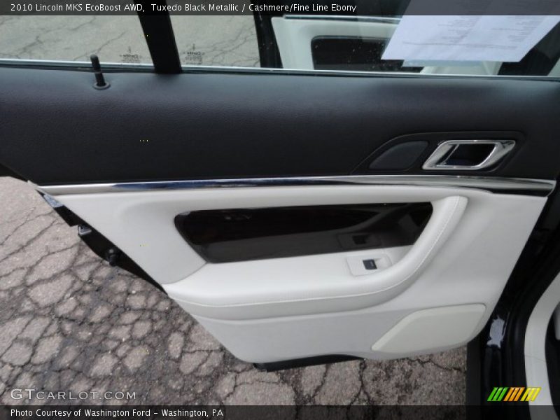 Tuxedo Black Metallic / Cashmere/Fine Line Ebony 2010 Lincoln MKS EcoBoost AWD