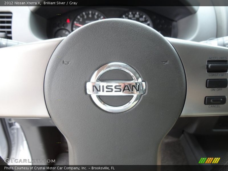 Brilliant Silver / Gray 2012 Nissan Xterra X