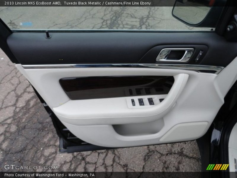 Tuxedo Black Metallic / Cashmere/Fine Line Ebony 2010 Lincoln MKS EcoBoost AWD