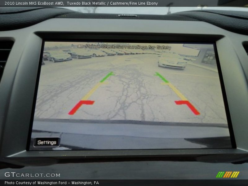 Tuxedo Black Metallic / Cashmere/Fine Line Ebony 2010 Lincoln MKS EcoBoost AWD