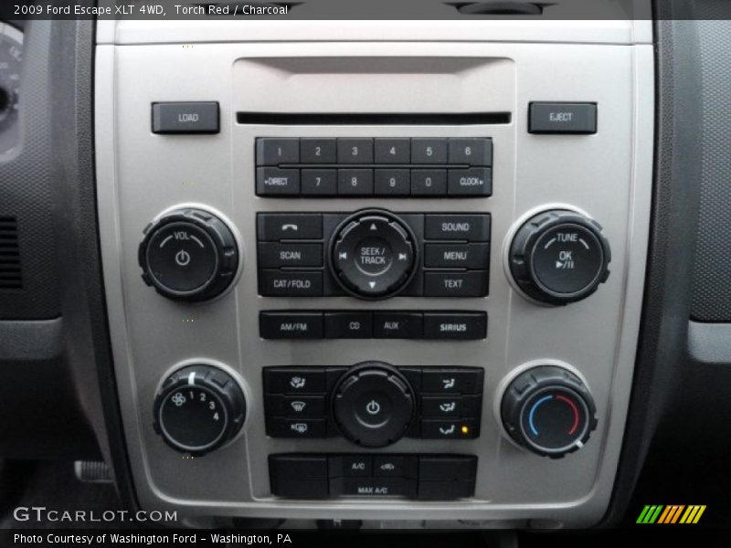 Controls of 2009 Escape XLT 4WD