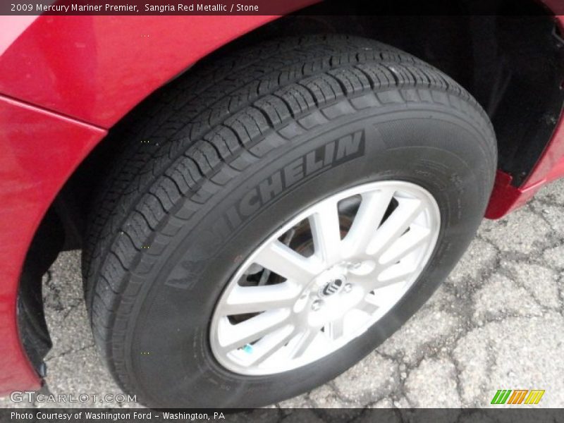 Sangria Red Metallic / Stone 2009 Mercury Mariner Premier