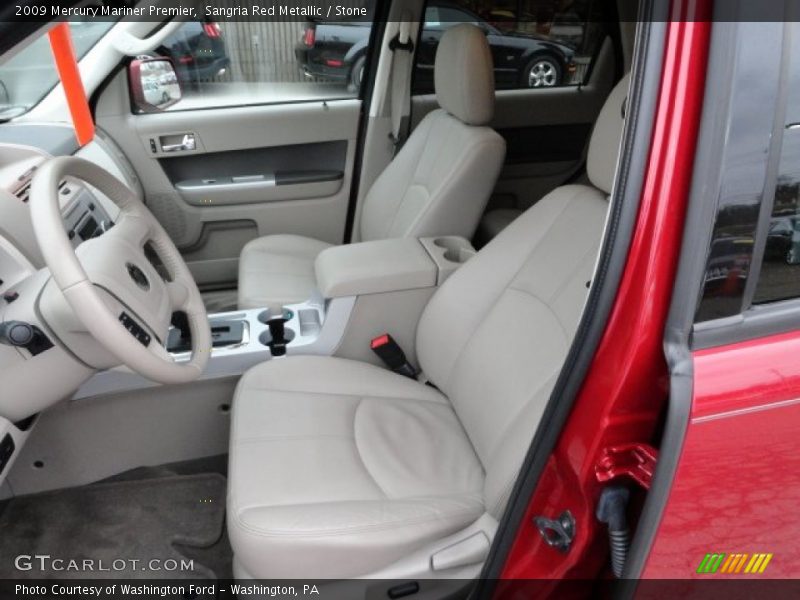 Sangria Red Metallic / Stone 2009 Mercury Mariner Premier