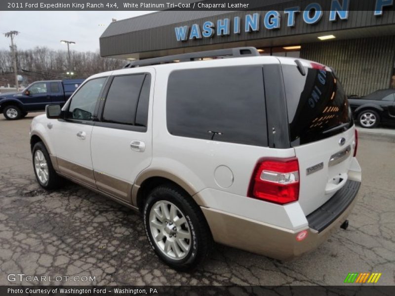 White Platinum Tri-Coat / Chaparral Leather 2011 Ford Expedition King Ranch 4x4