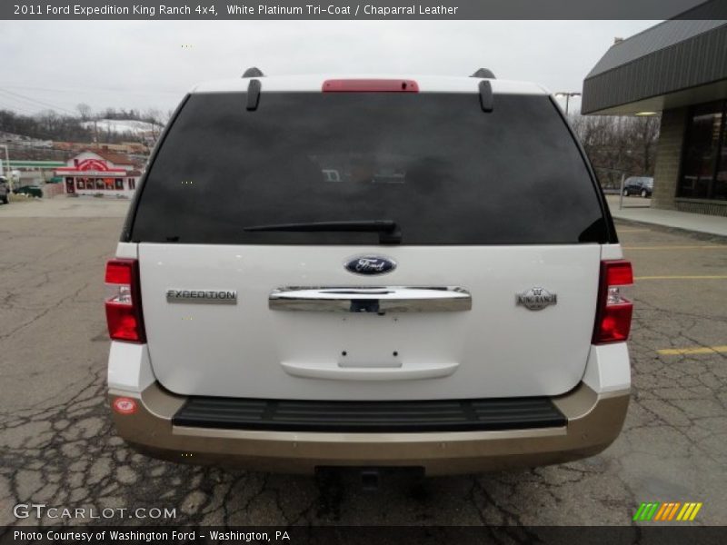 White Platinum Tri-Coat / Chaparral Leather 2011 Ford Expedition King Ranch 4x4