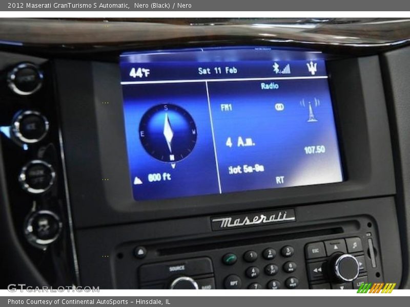 Nero (Black) / Nero 2012 Maserati GranTurismo S Automatic