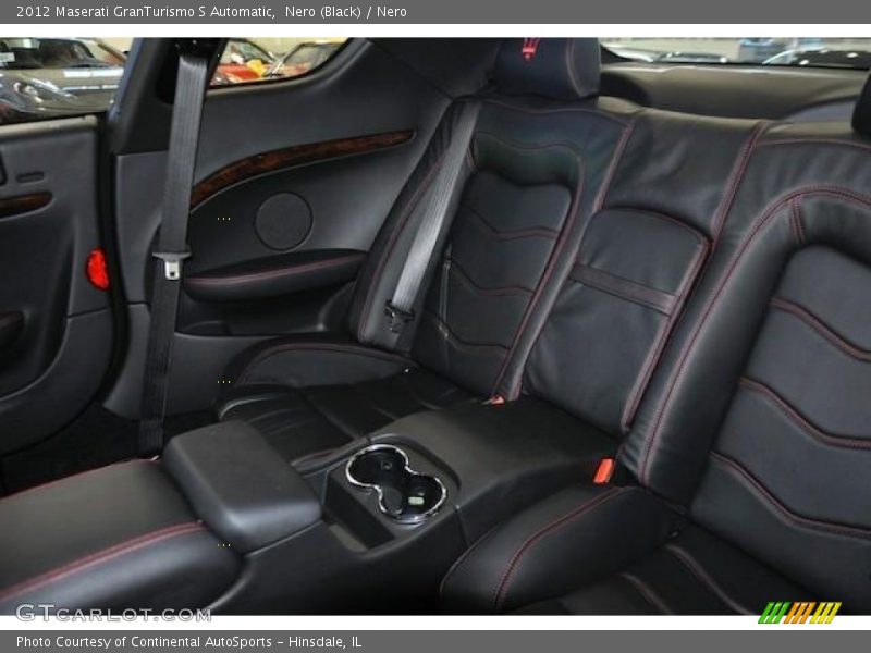 Rear Seat of 2012 GranTurismo S Automatic