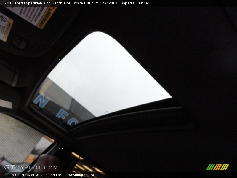 White Platinum Tri-Coat / Chaparral Leather 2011 Ford Expedition King Ranch 4x4
