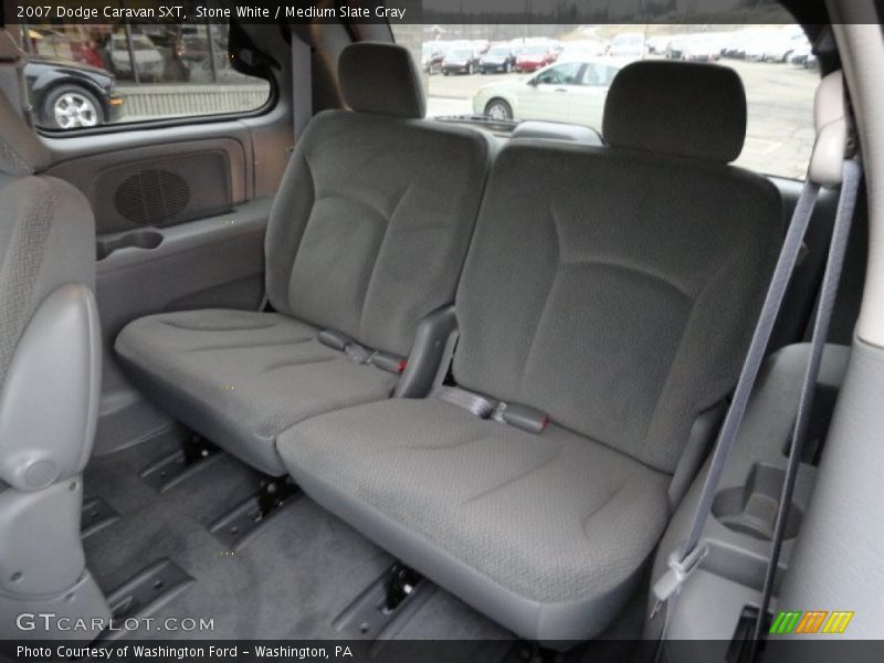 Stone White / Medium Slate Gray 2007 Dodge Caravan SXT