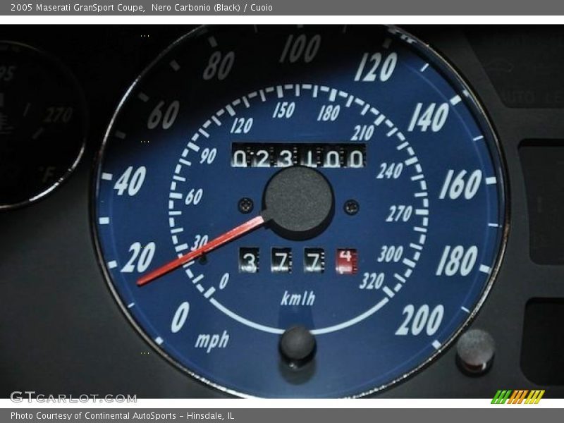  2005 GranSport Coupe Coupe Gauges