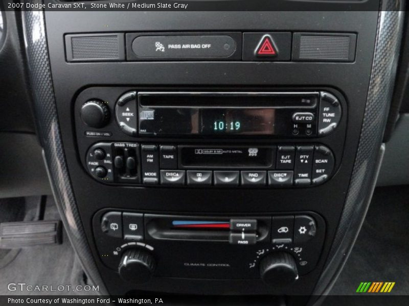 Stone White / Medium Slate Gray 2007 Dodge Caravan SXT