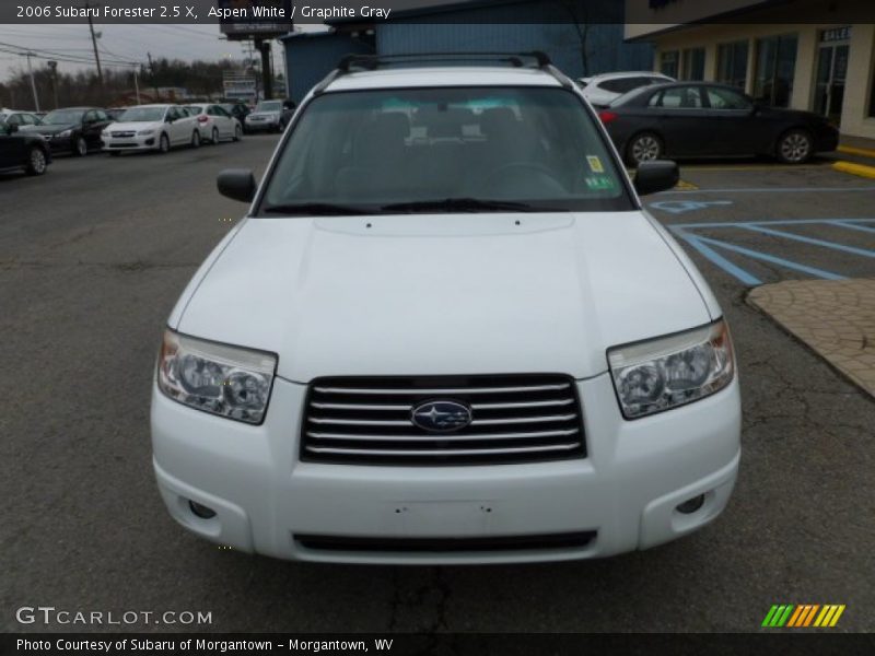 Aspen White / Graphite Gray 2006 Subaru Forester 2.5 X