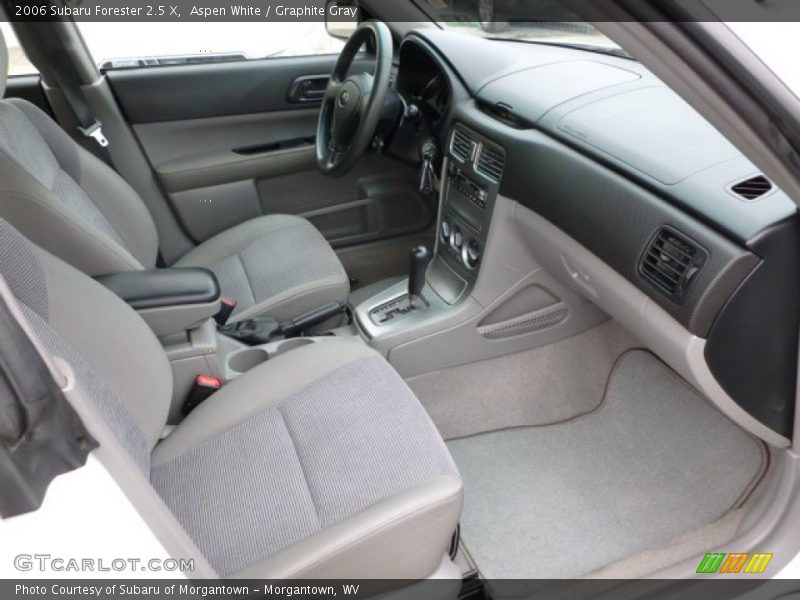 Aspen White / Graphite Gray 2006 Subaru Forester 2.5 X