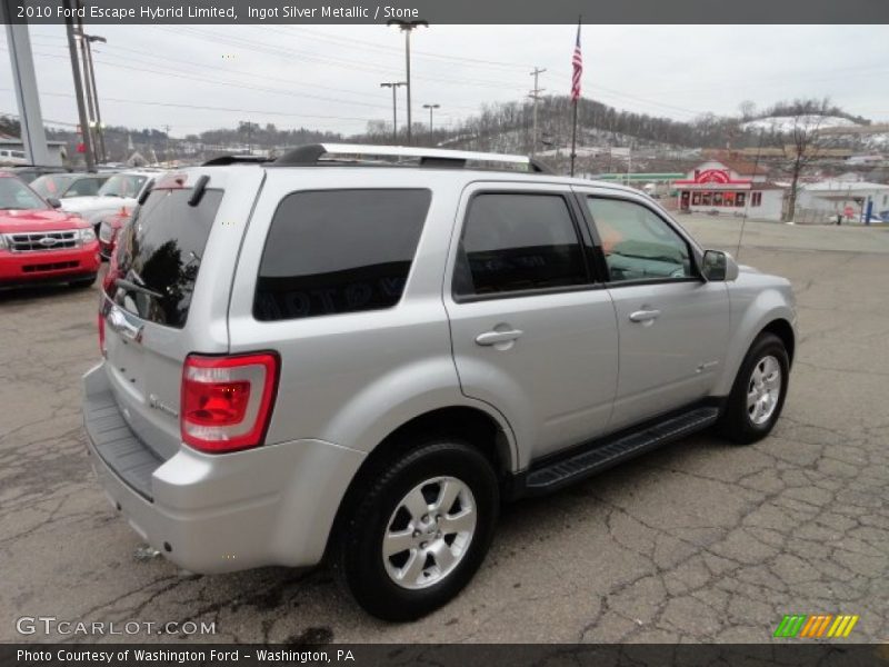 Ingot Silver Metallic / Stone 2010 Ford Escape Hybrid Limited
