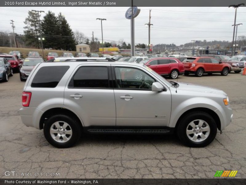 Ingot Silver Metallic / Stone 2010 Ford Escape Hybrid Limited