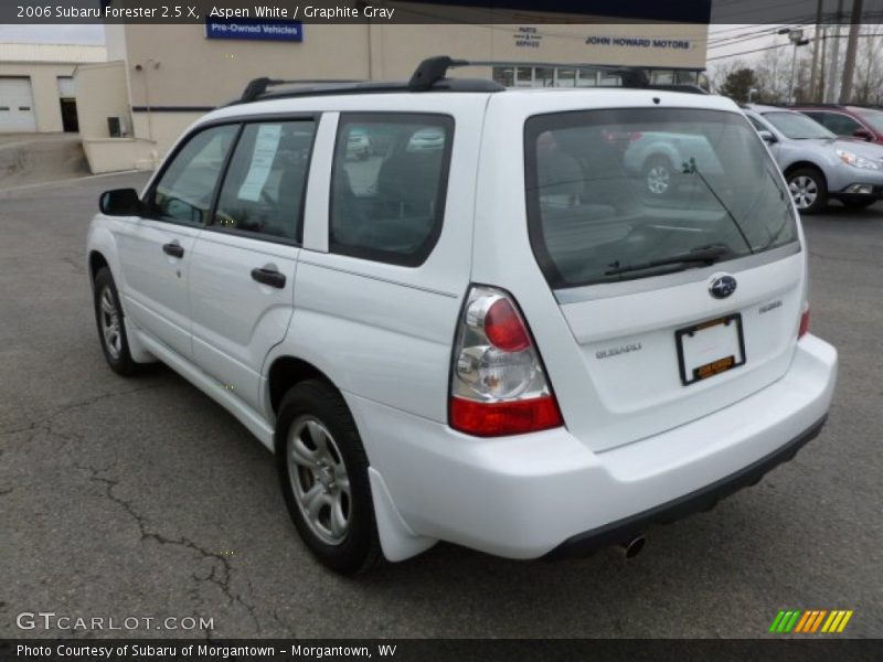 Aspen White / Graphite Gray 2006 Subaru Forester 2.5 X