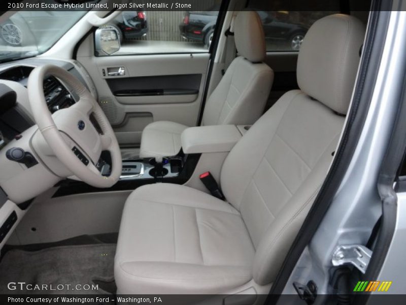 Ingot Silver Metallic / Stone 2010 Ford Escape Hybrid Limited