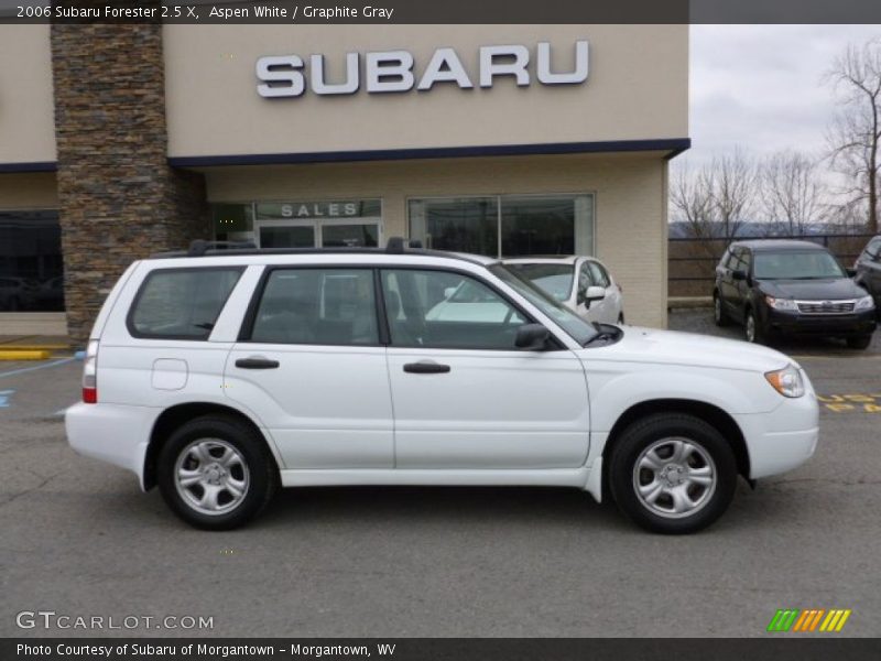 Aspen White / Graphite Gray 2006 Subaru Forester 2.5 X