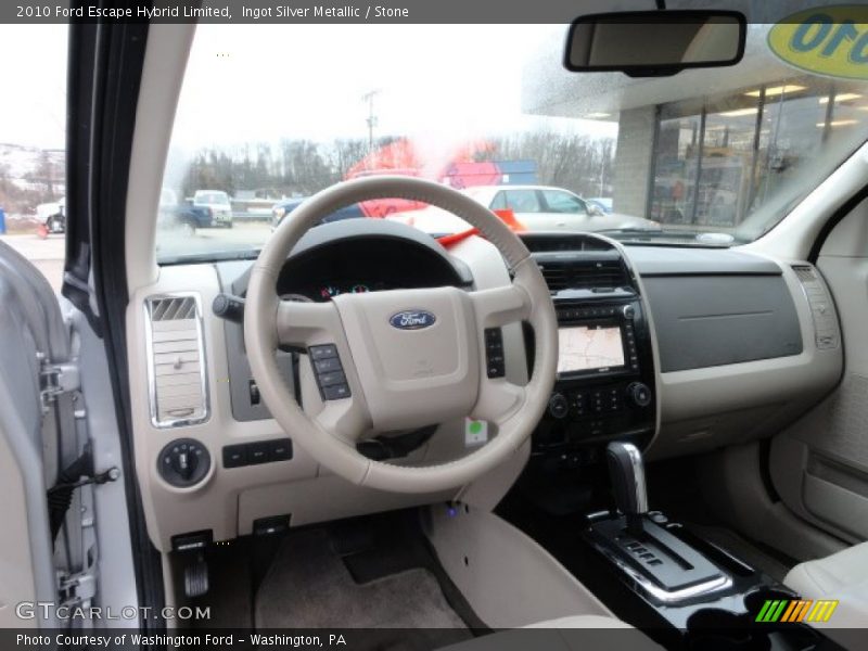 Ingot Silver Metallic / Stone 2010 Ford Escape Hybrid Limited