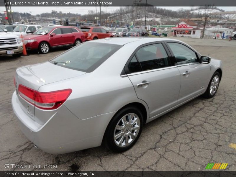 Ingot Silver Metallic / Dark Charcoal 2011 Lincoln MKZ Hybrid
