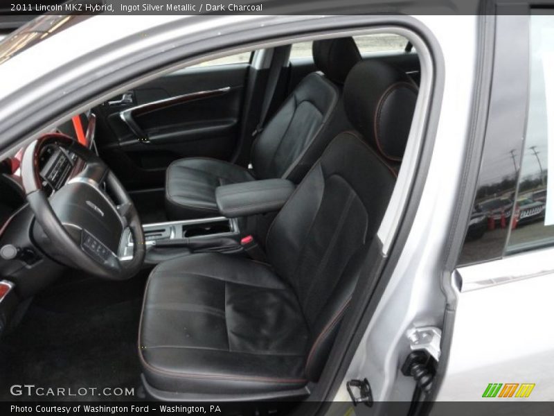 Ingot Silver Metallic / Dark Charcoal 2011 Lincoln MKZ Hybrid
