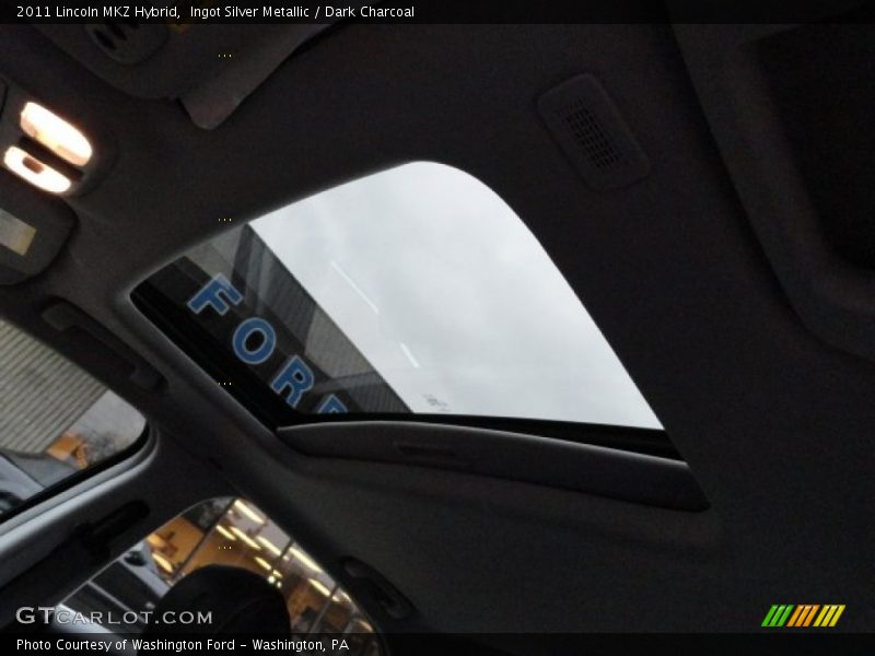 Ingot Silver Metallic / Dark Charcoal 2011 Lincoln MKZ Hybrid