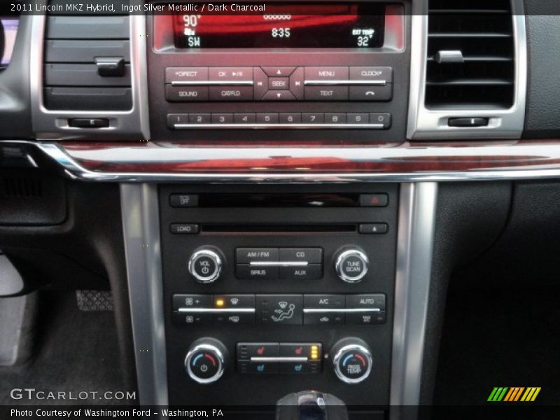 Ingot Silver Metallic / Dark Charcoal 2011 Lincoln MKZ Hybrid