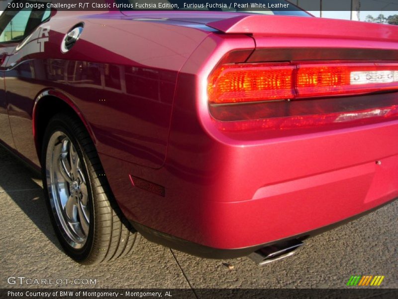 Furious Fuchsia / Pearl White Leather 2010 Dodge Challenger R/T Classic Furious Fuchsia Edition