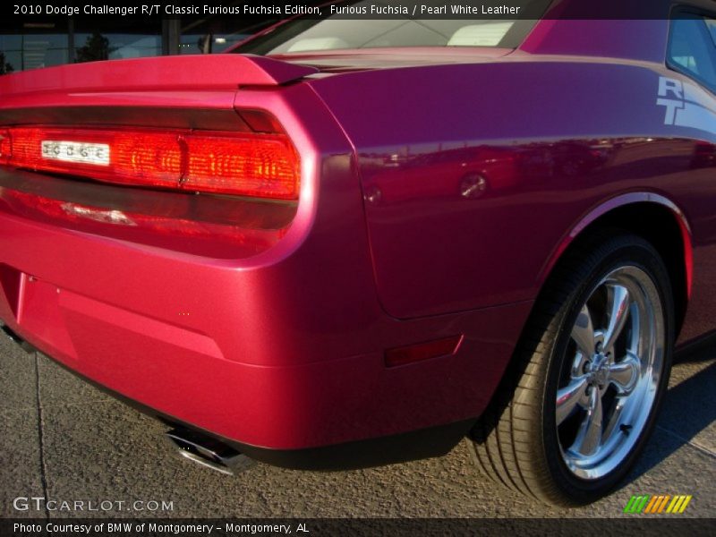 Furious Fuchsia / Pearl White Leather 2010 Dodge Challenger R/T Classic Furious Fuchsia Edition