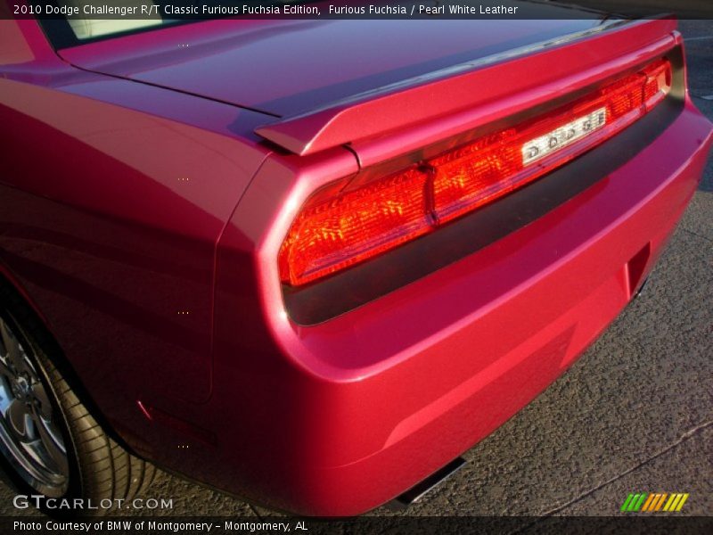 Furious Fuchsia / Pearl White Leather 2010 Dodge Challenger R/T Classic Furious Fuchsia Edition