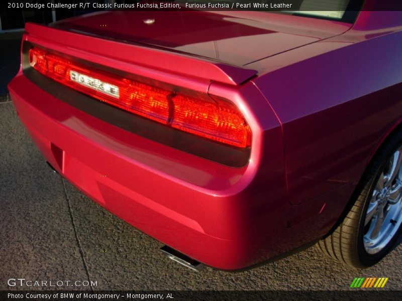 Furious Fuchsia / Pearl White Leather 2010 Dodge Challenger R/T Classic Furious Fuchsia Edition