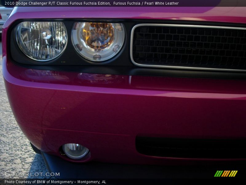 Furious Fuchsia / Pearl White Leather 2010 Dodge Challenger R/T Classic Furious Fuchsia Edition