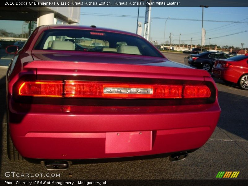 Furious Fuchsia / Pearl White Leather 2010 Dodge Challenger R/T Classic Furious Fuchsia Edition