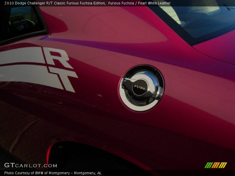 Furious Fuchsia / Pearl White Leather 2010 Dodge Challenger R/T Classic Furious Fuchsia Edition