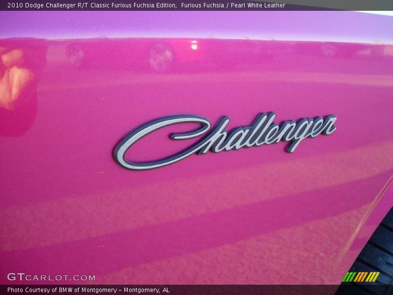  2010 Challenger R/T Classic Furious Fuchsia Edition Logo