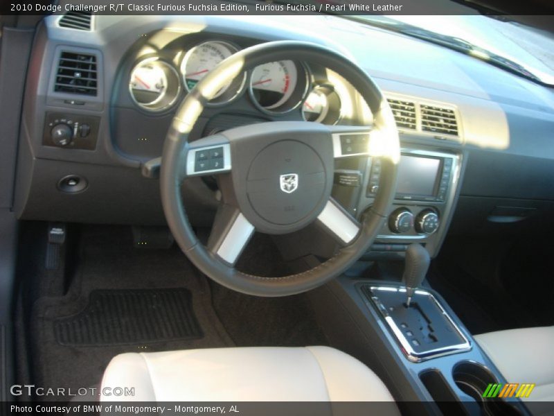Furious Fuchsia / Pearl White Leather 2010 Dodge Challenger R/T Classic Furious Fuchsia Edition