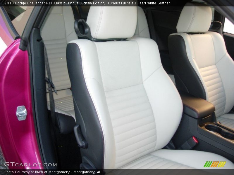 Furious Fuchsia / Pearl White Leather 2010 Dodge Challenger R/T Classic Furious Fuchsia Edition